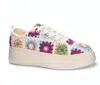 Dirty Laundry Rambling Crochet Platform Sneaker In Multi