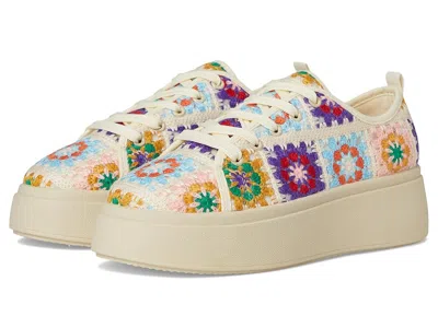 Dirty Laundry Rambling Crochet Sneakers In Pink