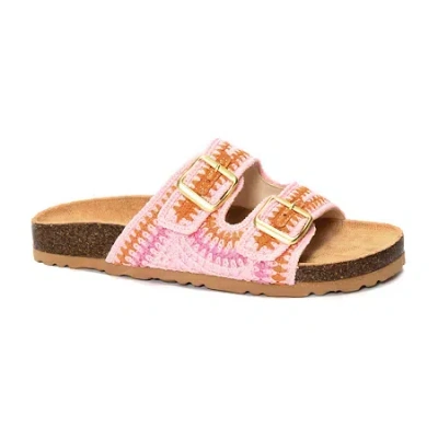 Dirty Laundry Temera Womens Adjustable Strap Footbed Sandals In Multi