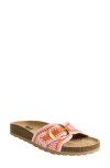 Dirty Laundry Tetra Crochet Strap Sandal In Multi