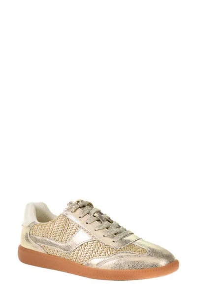 Dirty Laundry Tropics Braid Sneaker In Gold
