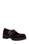 Dirty Laundry Vagabond Platform Mary Jane In Wine