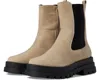 Dirty Laundry Vines Women's Us 8.5 Natural Buck Side Zipper Chelsea Boots Khd483 In Brown