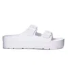 Dirty Laundry Women's Genavive Jelly Pool Slide Sandal In White In White