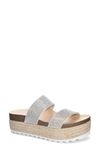 Dirty Laundry Women's Preach Sandals In Silver In Gray