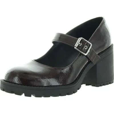 Dirty Laundry Womens Buckle Patent Mary Janes In Multi