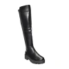 Dirty Laundry Womens Maybellene Chunky Heel Over The Knee Boots In Black