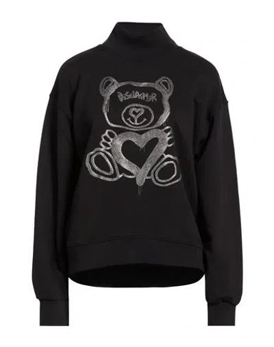 Disclaimer Woman Sweatshirt Black Size Xs Cotton