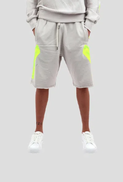 Disclaimer Bermuda Man Ice-yellow Fluo In Animal Print