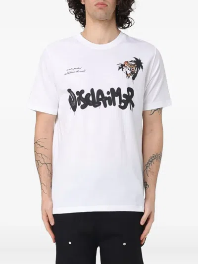 Disclaimer Graffiti-print T-shirt
