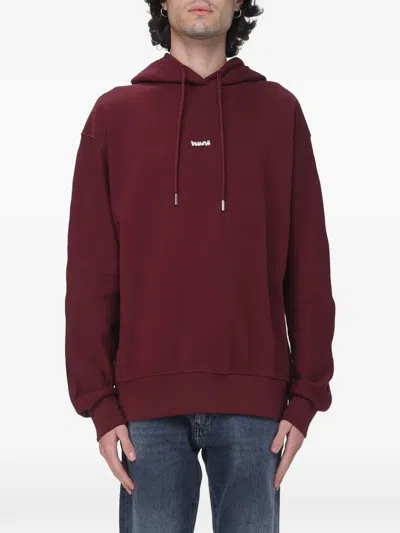 Disclaimer Graffiti-print Hoodie In Red
