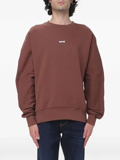 Disclaimer Graffiti-print Sweatshirt In Brown