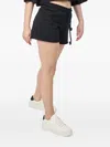 Disclaimer Logo-print Shorts In Black