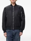 Disclaimer Logo-print Bomber Jacket In Black