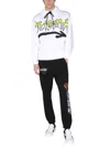 Disclaimer Logo-print Cotton Sweatshirt In White