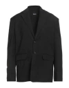Disclaimer Man Blazer Black Size M Polyester, Viscose, Elastane
