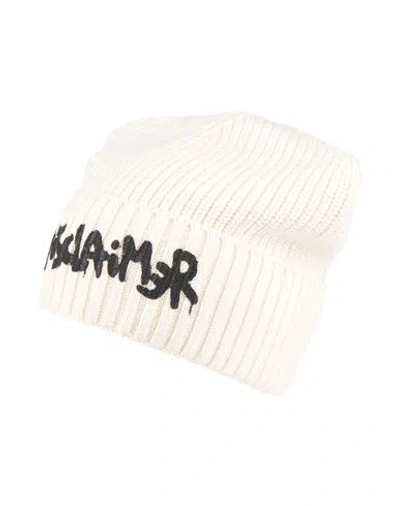Disclaimer Man Hat Cream Size Onesize Cotton, Acrylic