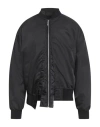 Disclaimer Man Jacket Black Size M Polyester, Cotton In Black
