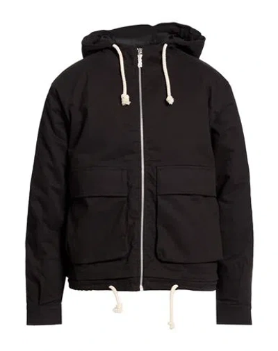 Disclaimer Man Jacket Black Size Xl Cotton, Elastane