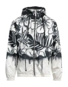 Disclaimer Man Jacket Black Size L Polyester In White