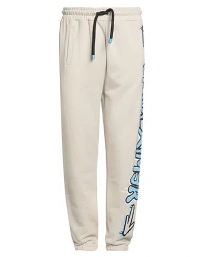 Disclaimer Man Pants Beige Size L Cotton In Neutral