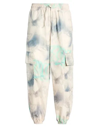 Disclaimer Man Pants Beige Size M Polyester In Sand