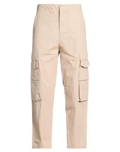 Disclaimer Man Pants Beige Size Xxl Cotton In Neutral