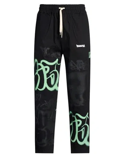 Disclaimer Man Pants Black Size L Cotton