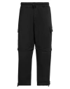 Disclaimer Man Pants Black Size L Cotton, Elastane