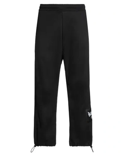 Disclaimer Man Pants Black Size L Cotton, Elastane