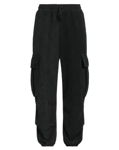 Disclaimer Man Pants Black Size L Polyester, Polyamide