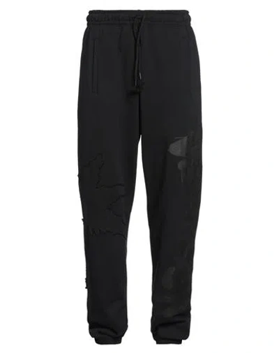 Disclaimer Man Pants Black Size M Cotton