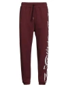 Disclaimer Man Pants Burgundy Size Xl Cotton