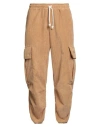 Disclaimer Man Pants Camel Size L Polyester, Polyamide