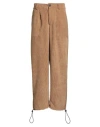 Disclaimer Man Pants Camel Size L Polyester, Polyamide In Brown