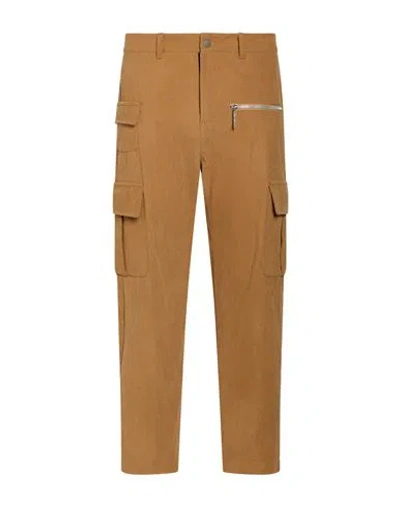 Disclaimer Man Pants Camel Size S Polyester In Brown