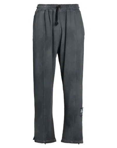 Disclaimer Man Pants Charcoal Size M Cotton In Grey