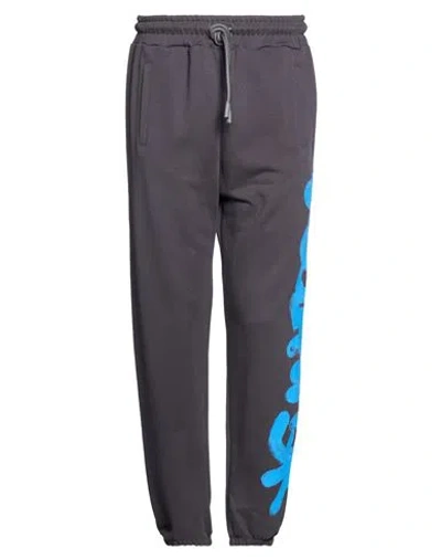 Disclaimer Man Pants Charcoal Size S Cotton In Grey