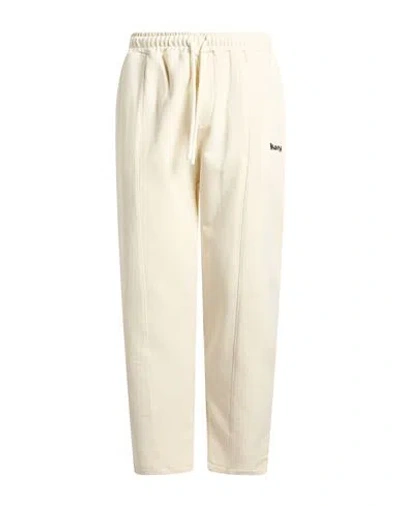 Disclaimer Man Pants Cream Size Xl Cotton In White