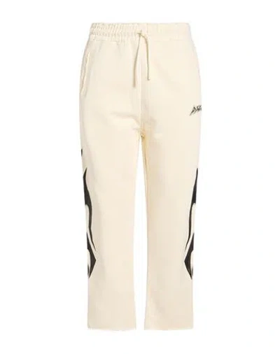 Disclaimer Man Pants Cream Size Xs Cotton In Black