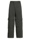 Disclaimer Man Pants Military Green Size Xl Cotton In Brown