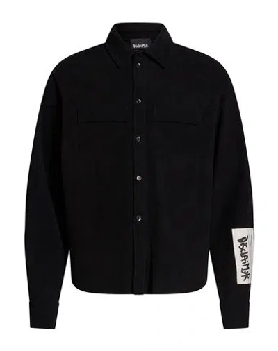 Disclaimer Man Shirt Black Size Xxl Polyester