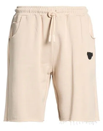 Disclaimer Man Shorts & Bermuda Shorts Beige Size L Cotton In Neutral