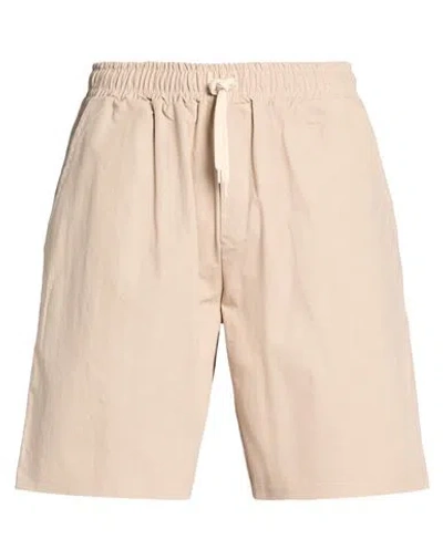 Disclaimer Man Shorts & Bermuda Shorts Beige Size Xxl Cotton In Neutral