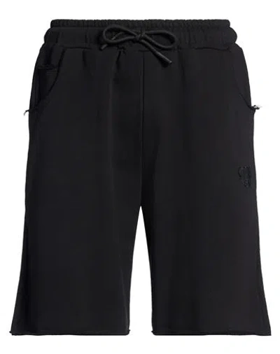 Disclaimer Man Shorts & Bermuda Shorts Black Size Xxl Cotton