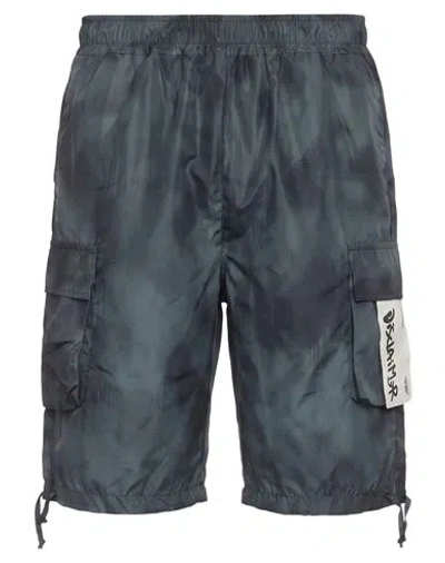 Disclaimer Man Shorts & Bermuda Shorts Dark Green Size Xs Polyester