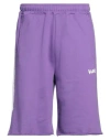 Disclaimer Man Shorts & Bermuda Shorts Purple Size Xl Cotton