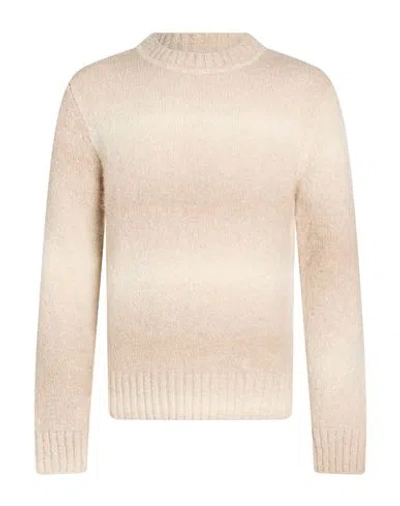 Disclaimer Man Sweater Beige Size M Alpaca Wool, Polyamide In Multi