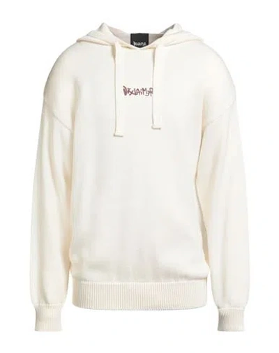 Disclaimer Man Sweater Ivory Size Xl Cotton, Acrylic