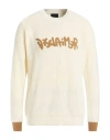 Disclaimer Man Sweater Ivory Size Xl Cotton, Acrylic In White